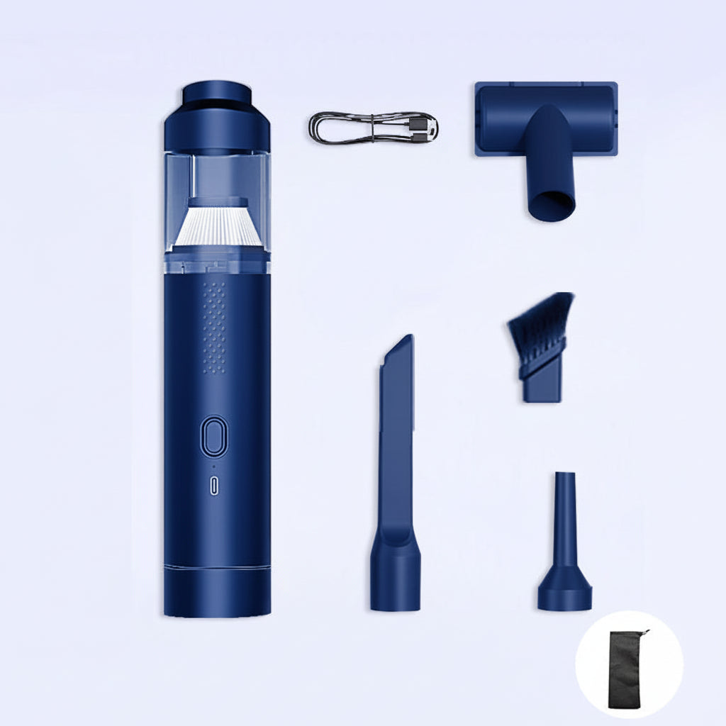 Compact Cordless Handheld Vacuum for Car Interior Cleaning