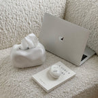 Chic Cloud-Shaped Ceramic Tissue Holder