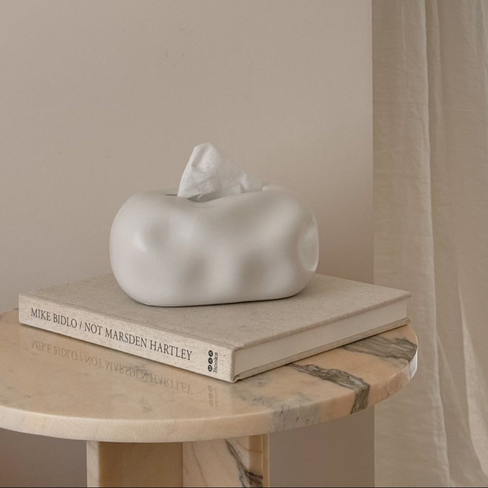 Chic Cloud-Shaped Ceramic Tissue Holder