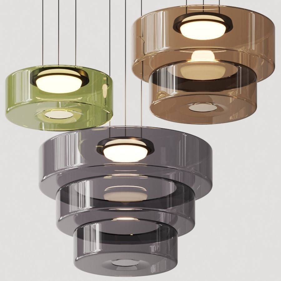 Bauhaus Inspired Hanging Light – Glass Pendant Fixture