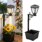 Garden Solar Light Featuring Plant Holder