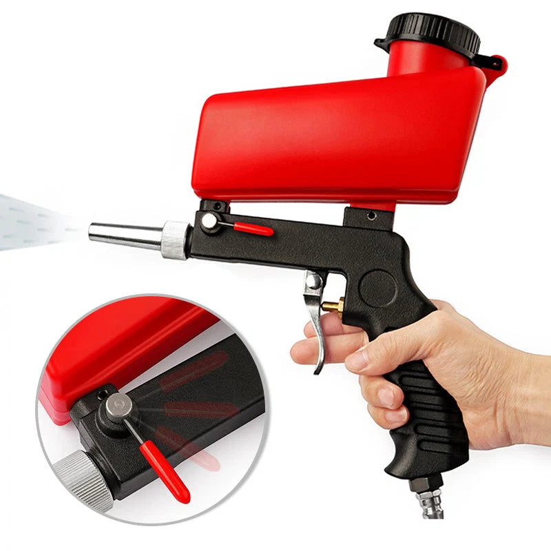 Pneumatic Sandblasting Gun Handheld Lightweight