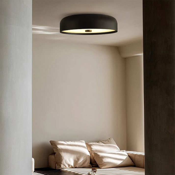 Minimalist LED Flush Mount Ceiling Light in Nordic Retro Style