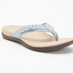 Flip-Flops Orthopaedic Arch Support Vegan Leather Non-Slip