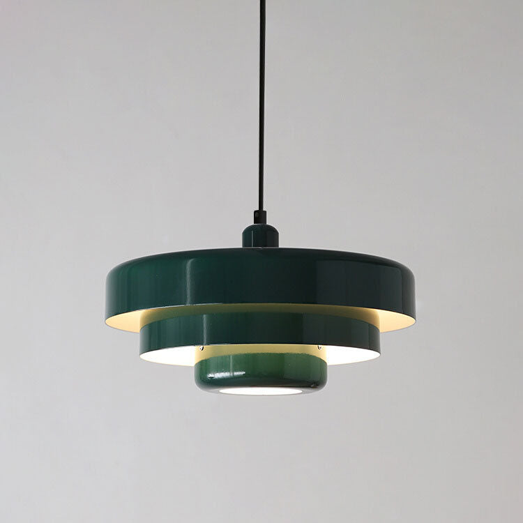 Modern Retro Hanging Light Fixture – Vintage Multi-Layer Pendant Lamp