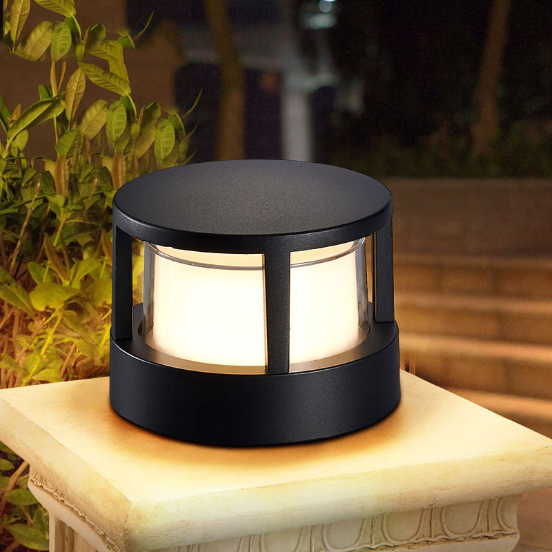 Outdoor Lawn Light with LED – Waterproof Aluminum Cylinder Design
