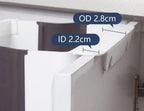 Wall-Mounted Trash Bin Foldable Space-Saving 22 Lb Capacity