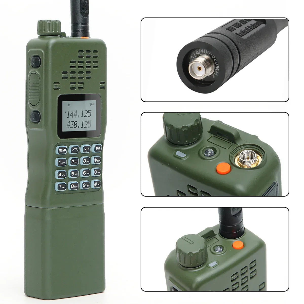 Walkie Talkie Dual-Band 15W 12,000mAh