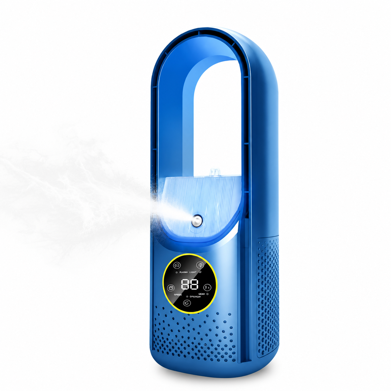 Bladeless 6-Speed Humidifying Tower Fan (30 cm)
