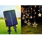 Star and Moon Shaped Solar String Lights