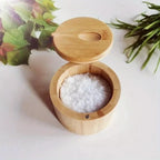 Spice Jar Bamboo Magnetic Lid & Spoon