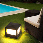 Outdoor Lawn Light with LED – Waterproof Aluminum Cylinder Design