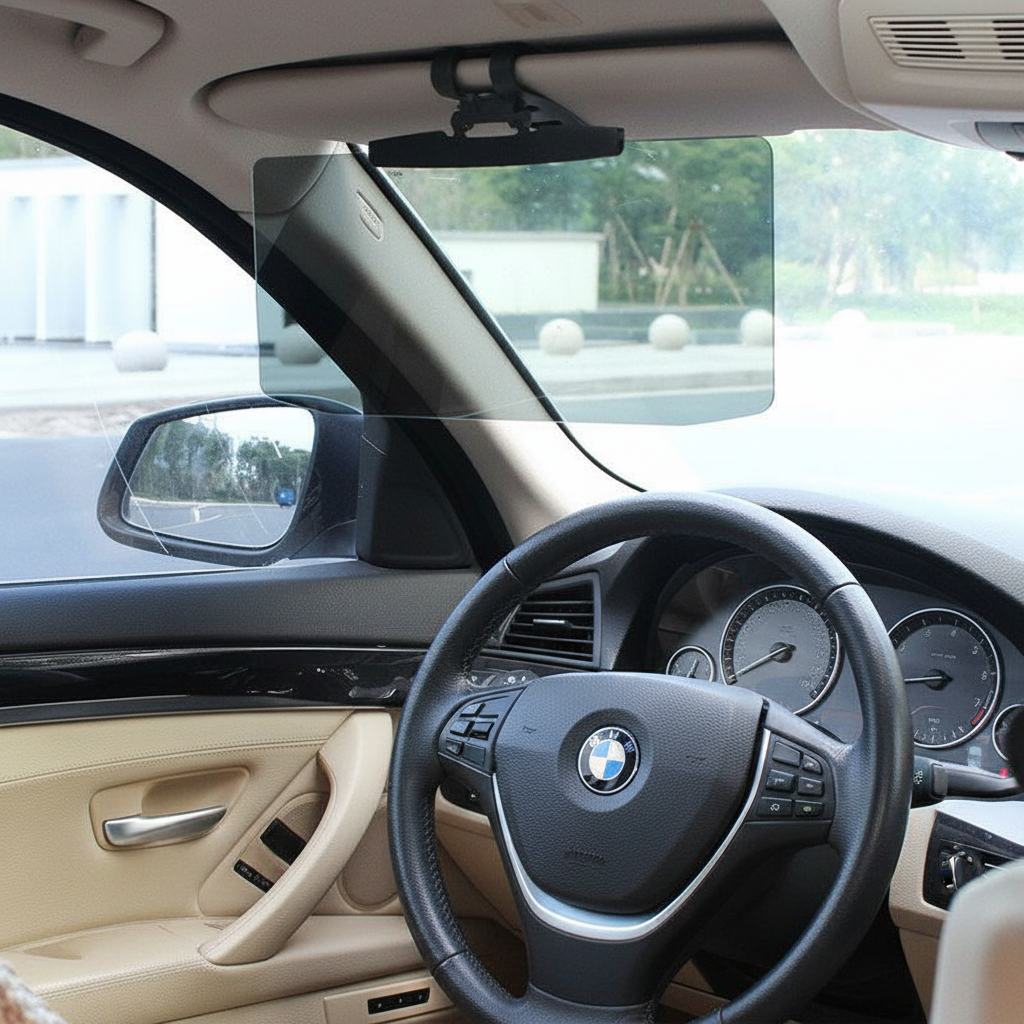 Sun and Headlight Anti-Glare Car Visor