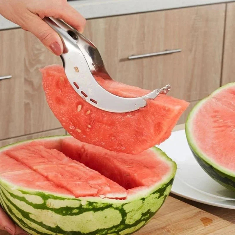 Fruit Slicer One-Motion Stainless Steel & Dishwasher-Safe