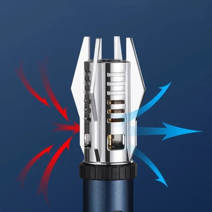 Lighter Windproof Arc Flame Refillable Butane