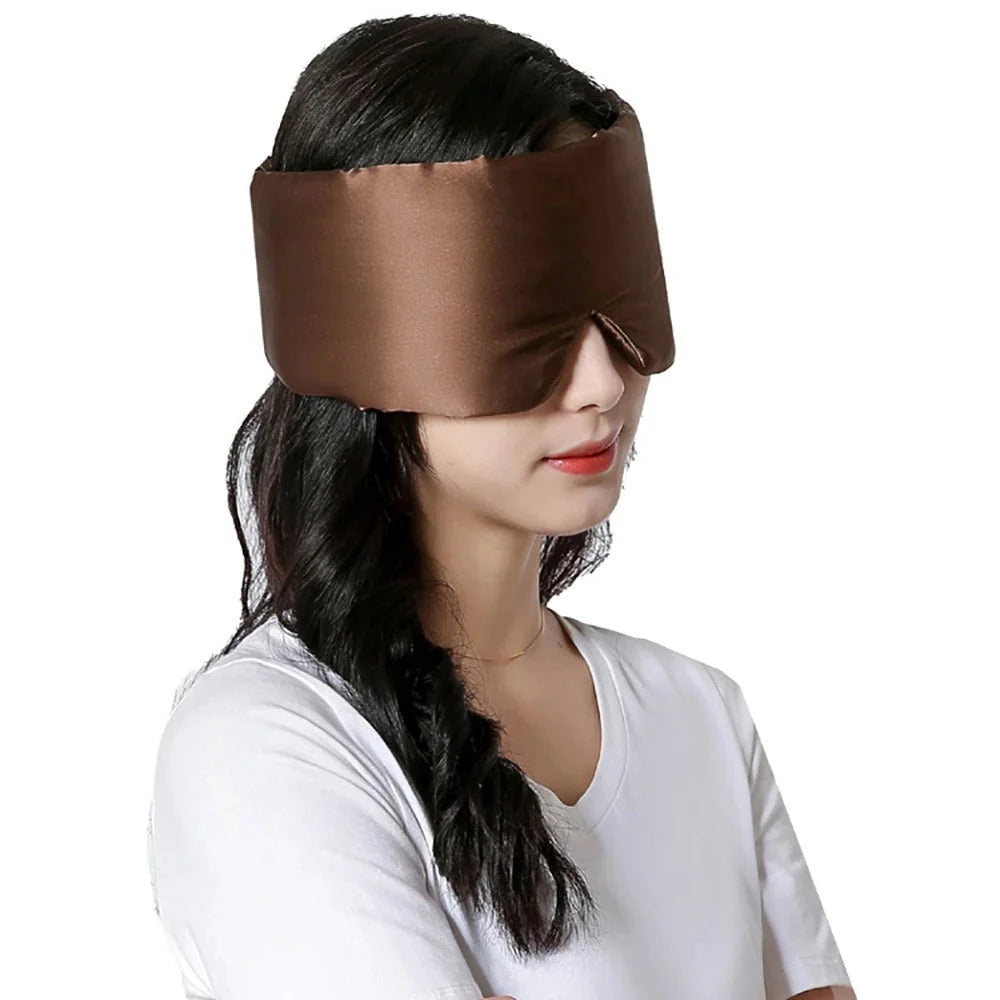 Sleep Mask Mulberry Silk Padded Light-Blocking & Hypoallergenic