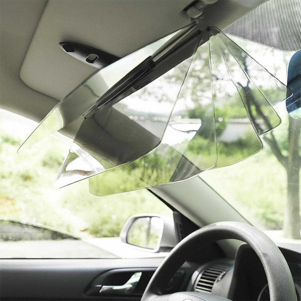 Sun and Headlight Anti-Glare Car Visor