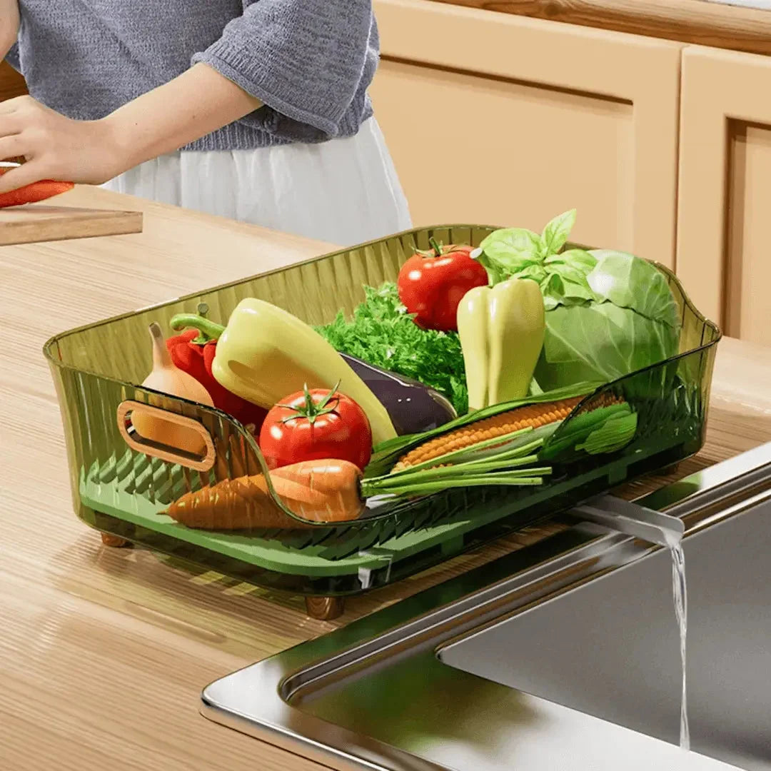 Dish Rack Smart Drainage Space-Saving & Cutlery Holder