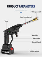 Pressure Washer Cordless 80 Bar Rechargeable