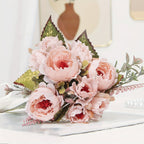 Artificial Peony Floral Arrangement for Mother's Day Home Decor