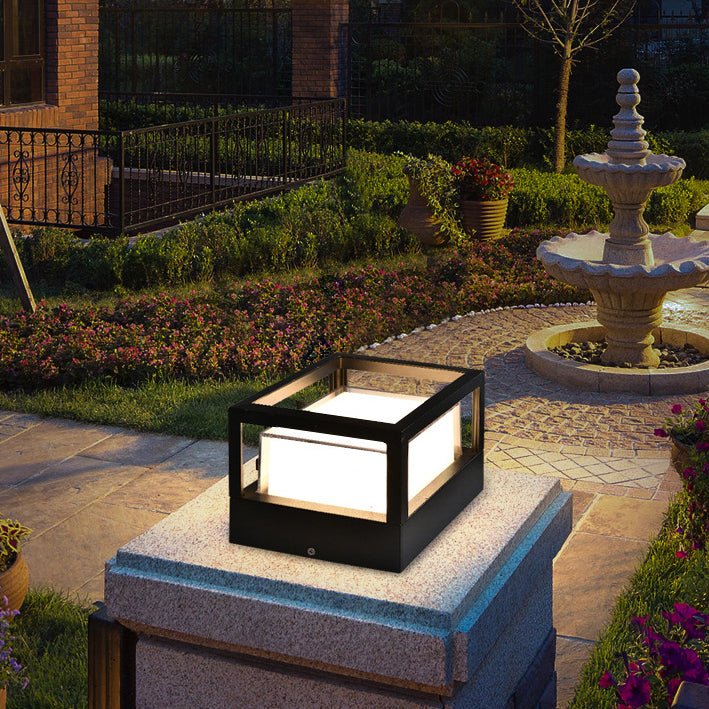 Outdoor Lawn Light with LED – Waterproof Aluminum Cylinder Design