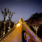 Star and Moon Shaped Solar String Lights