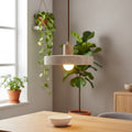 Pendant Light in Stone Travertine Design