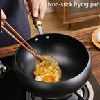 Stalwart Cast Iron Deep Frying Pan with Lid for Versatile Cooking