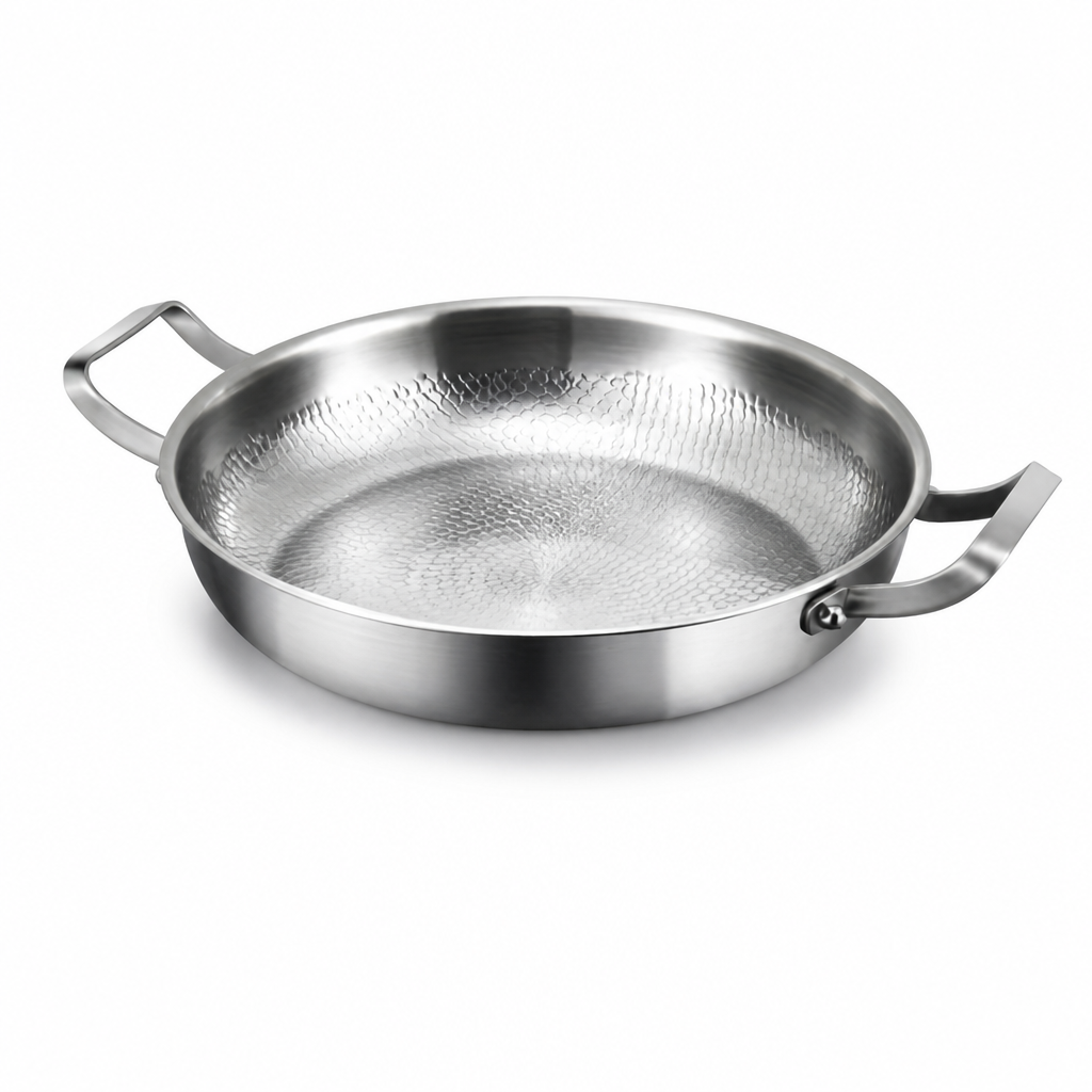 Physical Non-Stick 5-Layer Stainless Steel Skillet