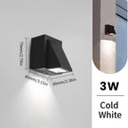 Waterproof Decorative Outdoor Wall Light – 3W/6W LED Illumination