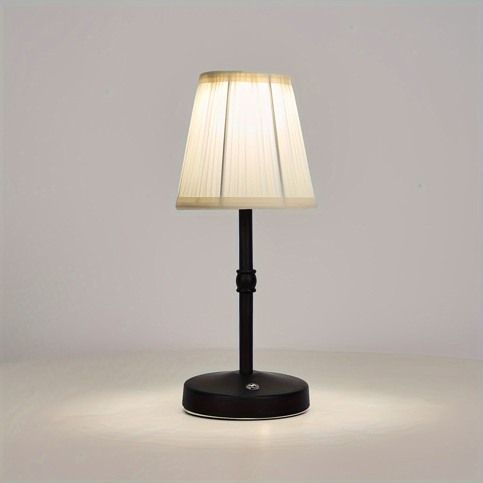 Rechargeable Touch LED Light - Cordless Table Lamp in Antique Brass