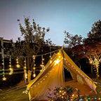 Star and Moon Shaped Solar String Lights