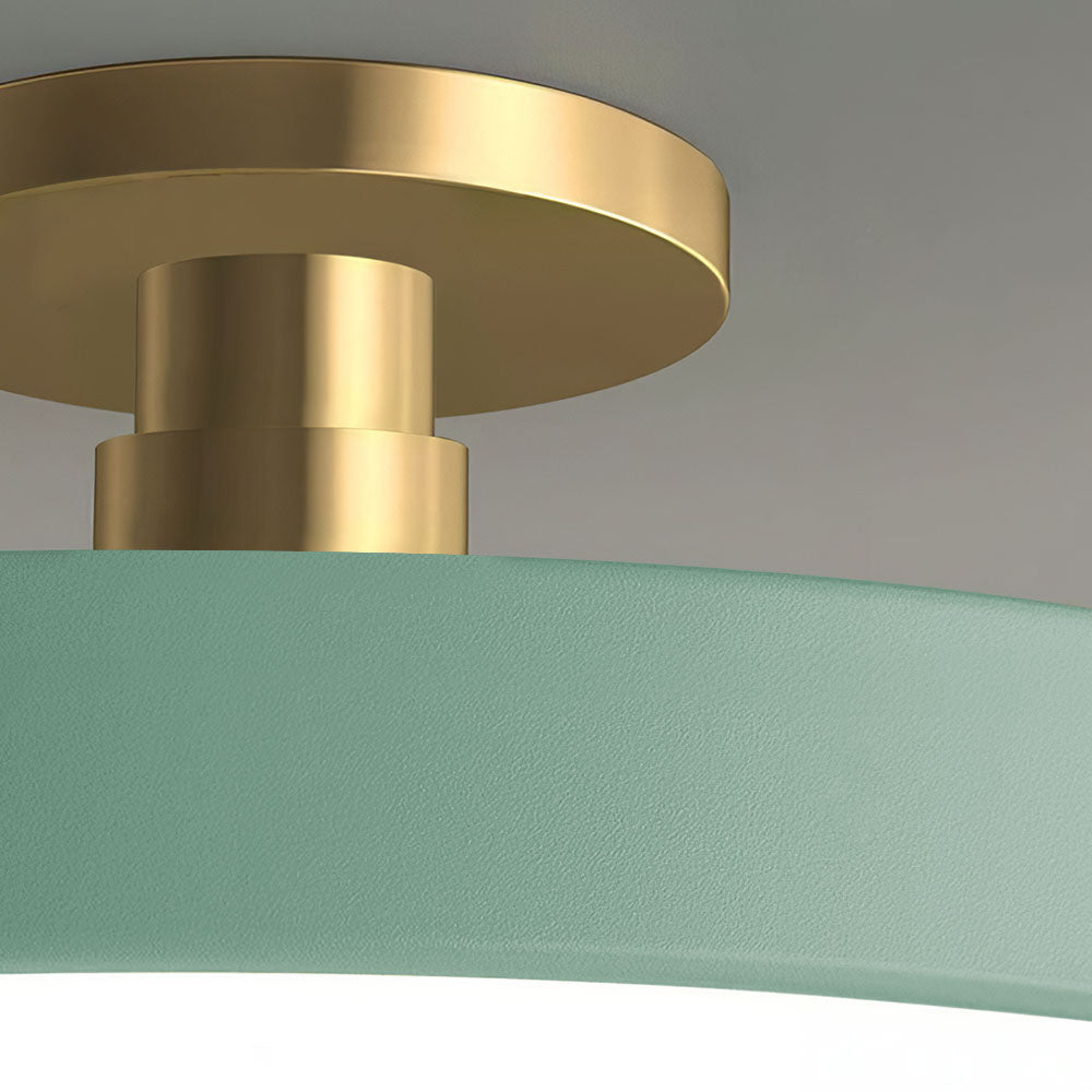 Stylish Dual-Tone LED Ceiling Fixture with Remote Dimming