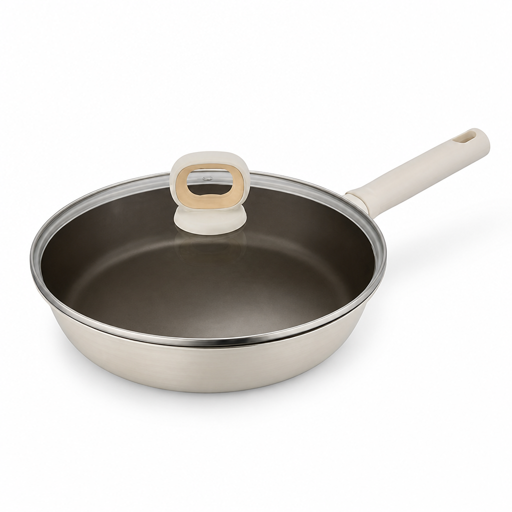 Titanium-Coated PFOA-Free Nonstick Frying Pan (Induction Compatible)