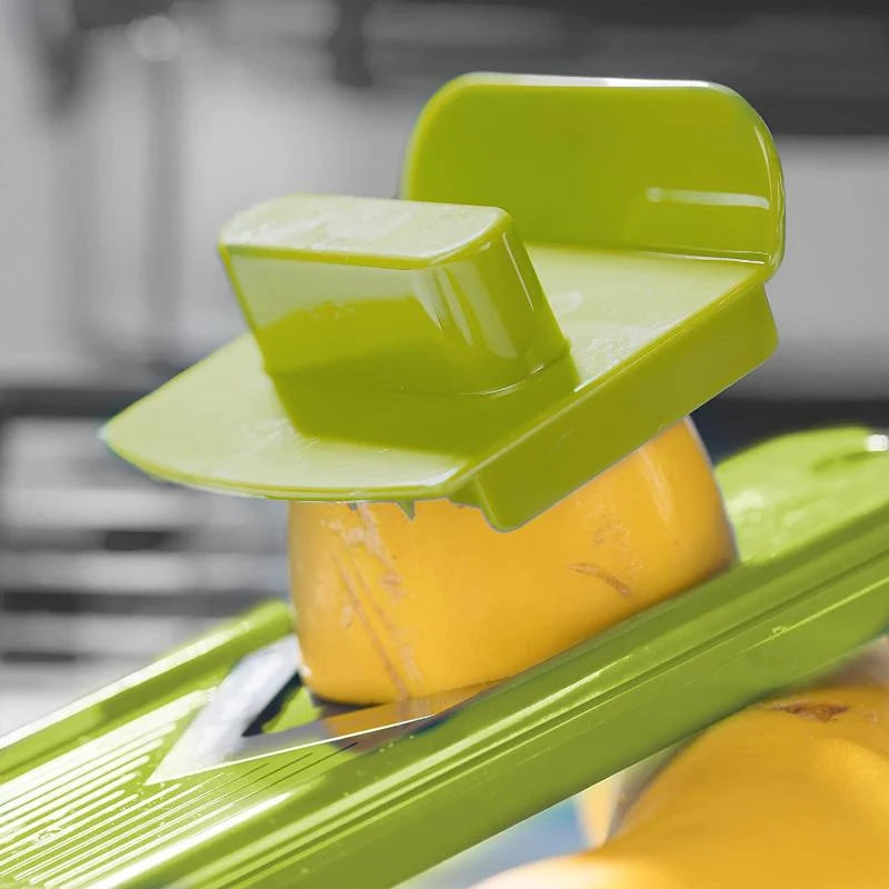 Vegetable Slicer 12-in-1 Stainless Steel Blades & Safety Guard