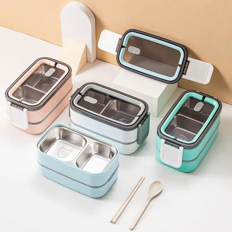 Bento Lunch Container - Stylish, Leakproof Meal Storage Solution
