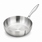 Coating-Free Non-Stick 304 Stainless Steel Frying Pan (26 cm)