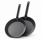 Pre-Seasoned Carbon Steel Induction & Oven-Safe Skillet Set (2-Piece)