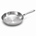 410 Stainless Steel Uncoated Frying Pan (24 & 26 cm)