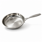Hammer-Pattern Titanium Non-Stick Frying Pan (Induction-Ready)
