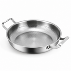 Physical Non-Stick 5-Layer Stainless Steel Skillet