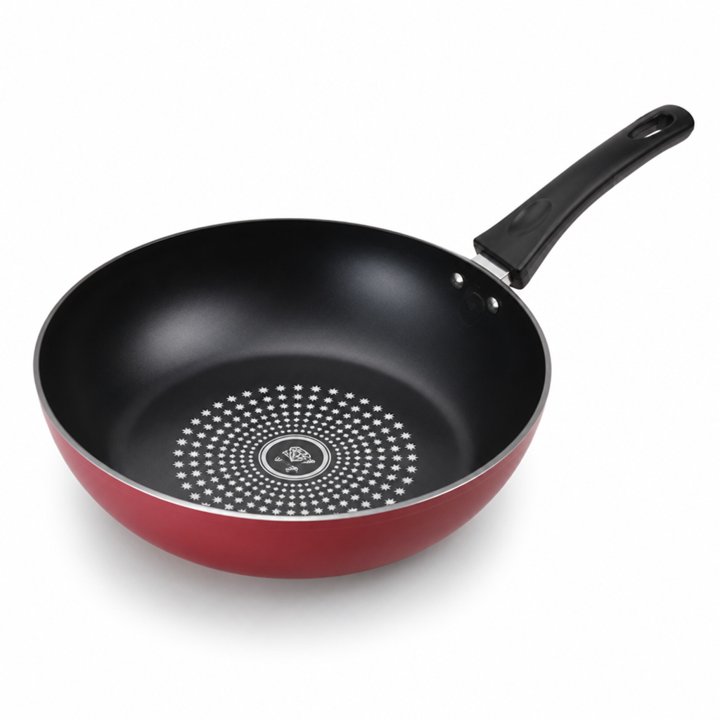 German Diamond Non-Stick Maifan Stone Frying Pan (Induction & Gas Compatible)