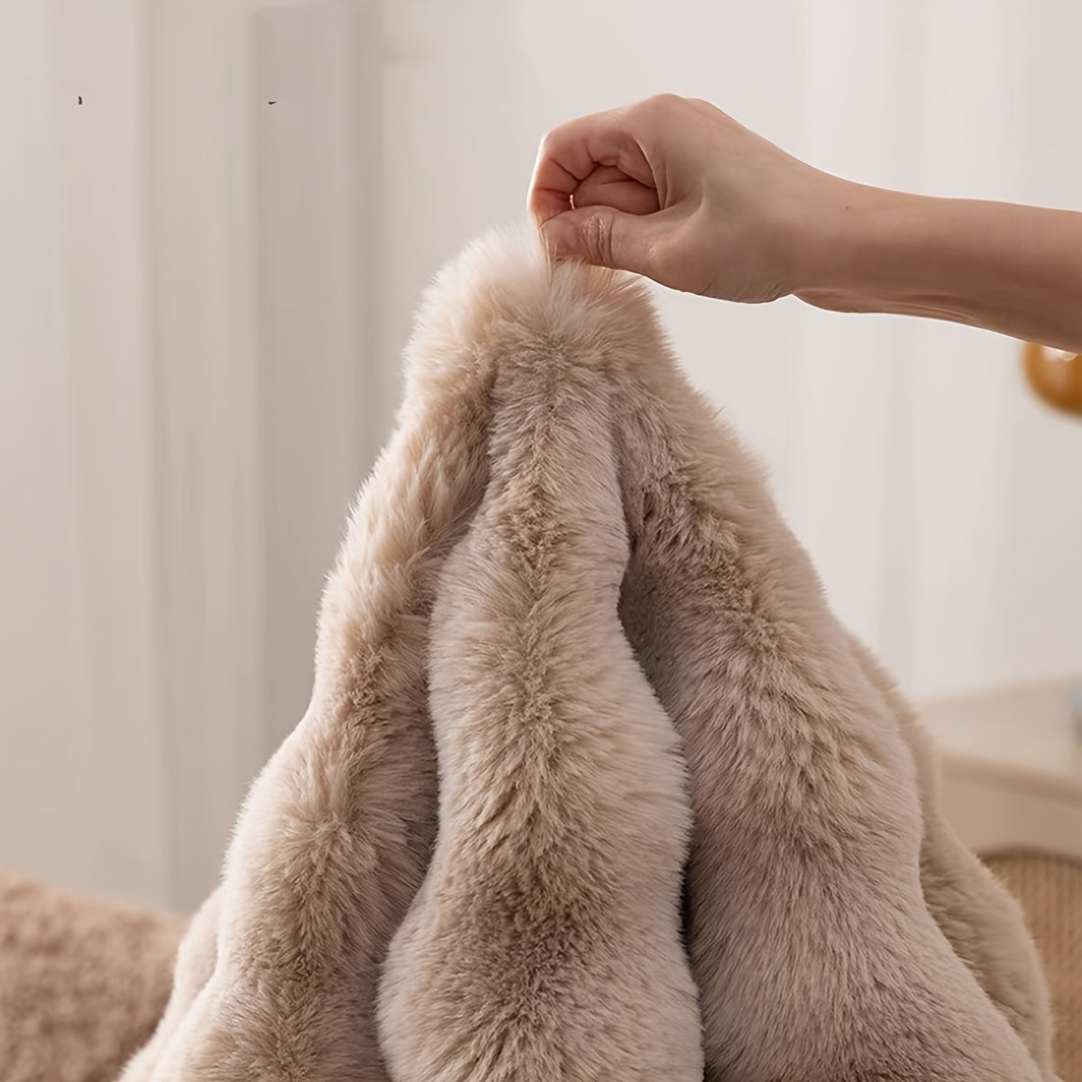 Soft Round Bubble Rug – Fluffy Circle Carpet for Cozy Spaces