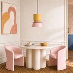 Color-Block Metal Pendant Lamp (30 cm)