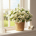 Artificial Daisy Flower Arrangement for Mother's Day Table Decor