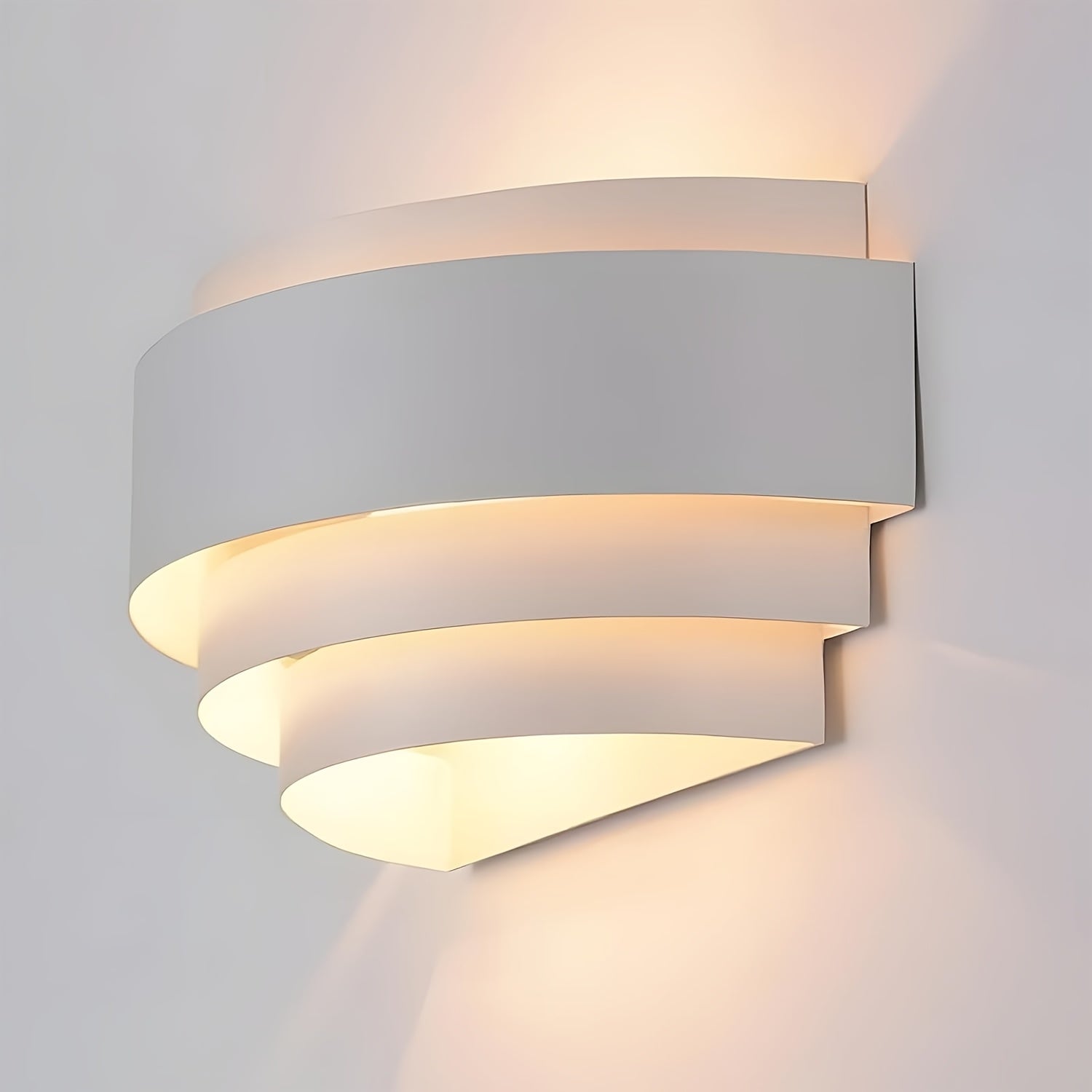 Contemporary Metal Wall Light Fixture – Upward & Downward Illumination