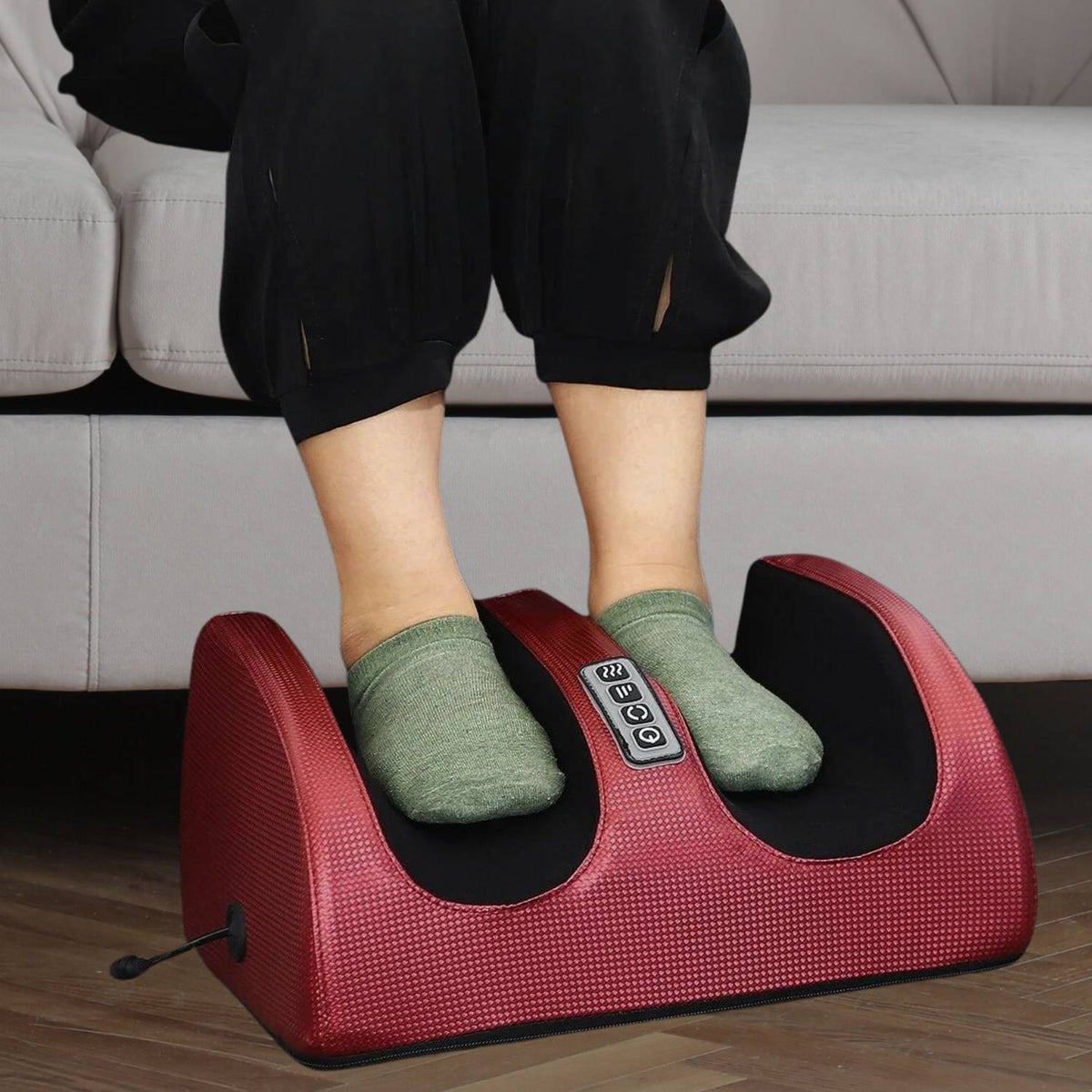 Electric Foot Massager Deep Kneading Heat 3-Speed