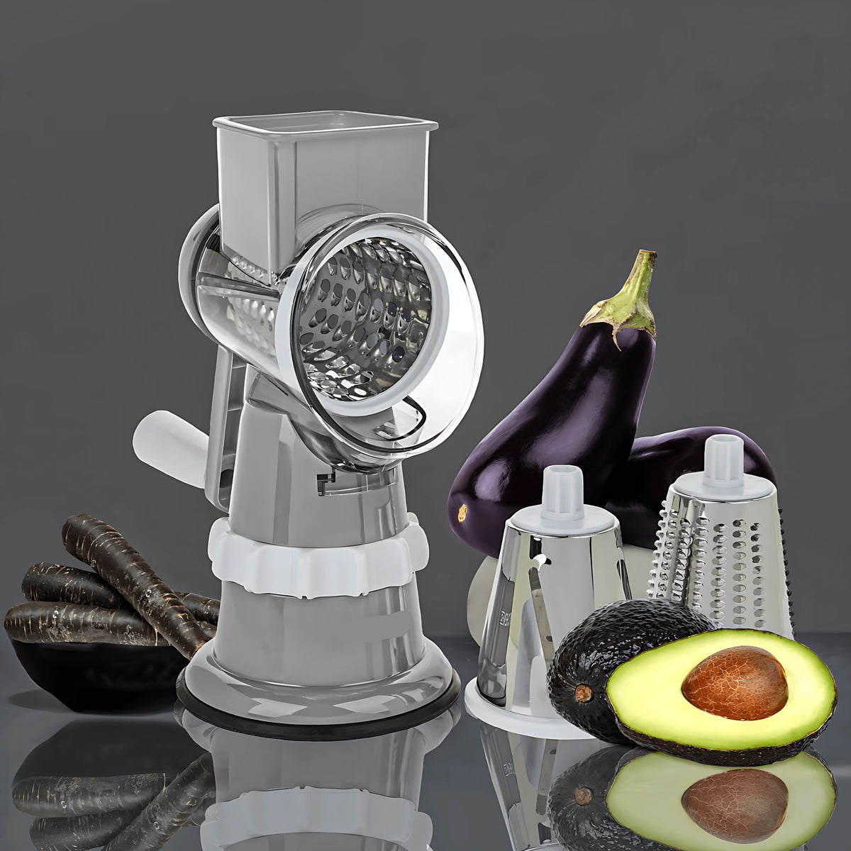 Vegetable Slicer Sharp Blades Hand Guard Dishwasher Safe