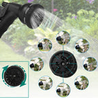 Flexible Water Hose with Spray Nozzle – Expandable Garden Pipe