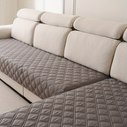 Non-Slip Embossed Polyester Sofa Cover (2-Piece Set)